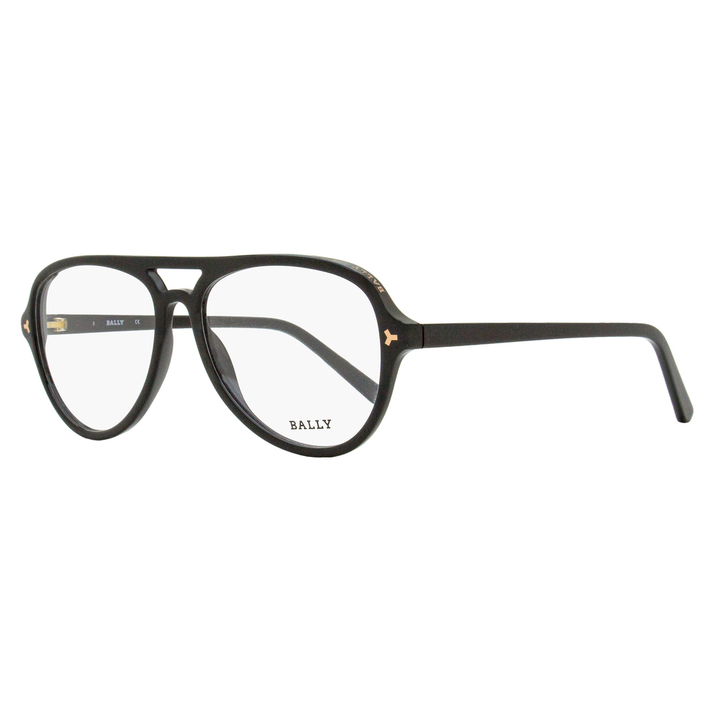 Bally Pilot Eyeglasses BY5031 001 Black 57mm